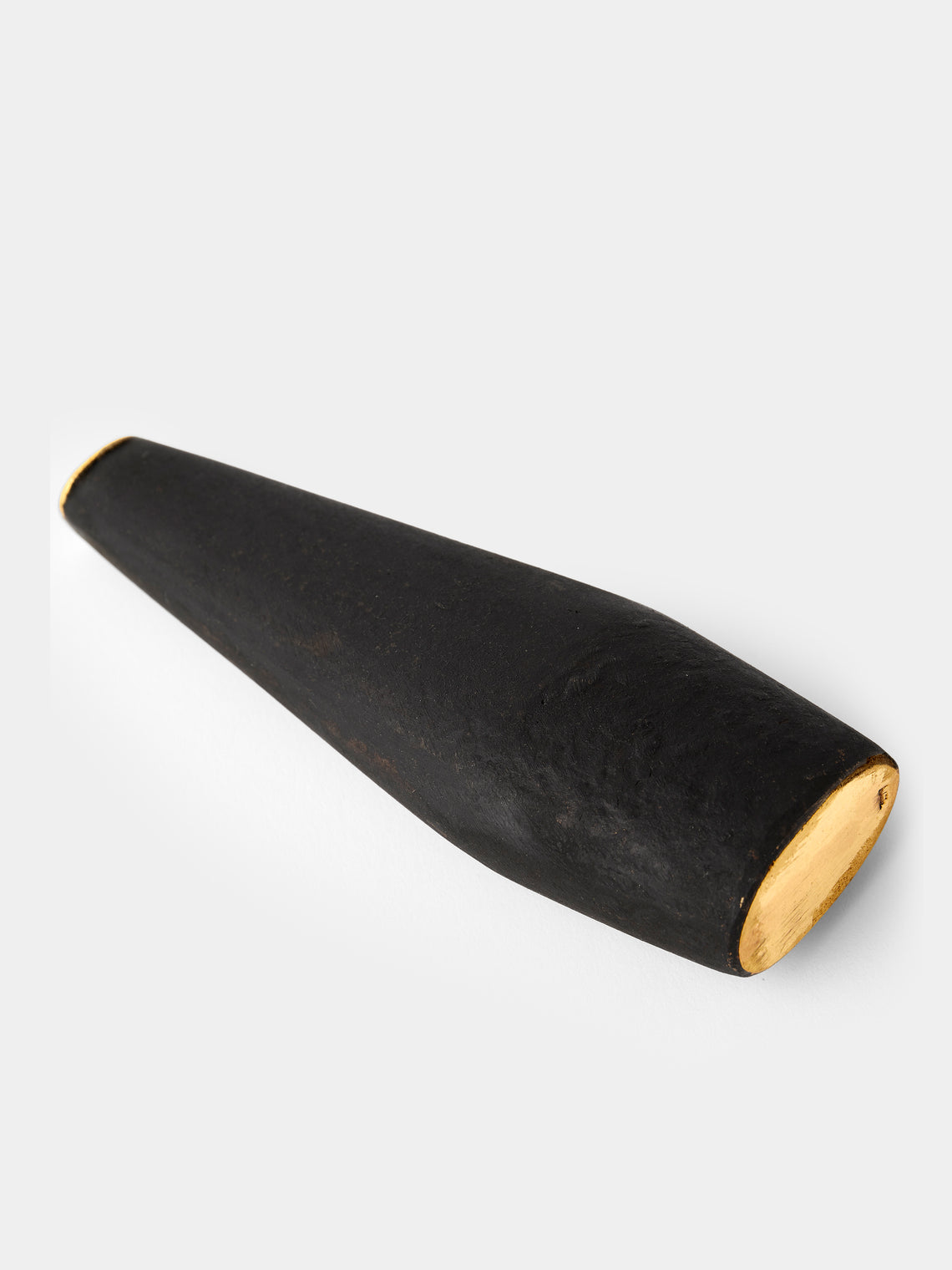 Carl Auböck - Brass Bud Vase (6.5in/16.5cm) - Black - ABASK