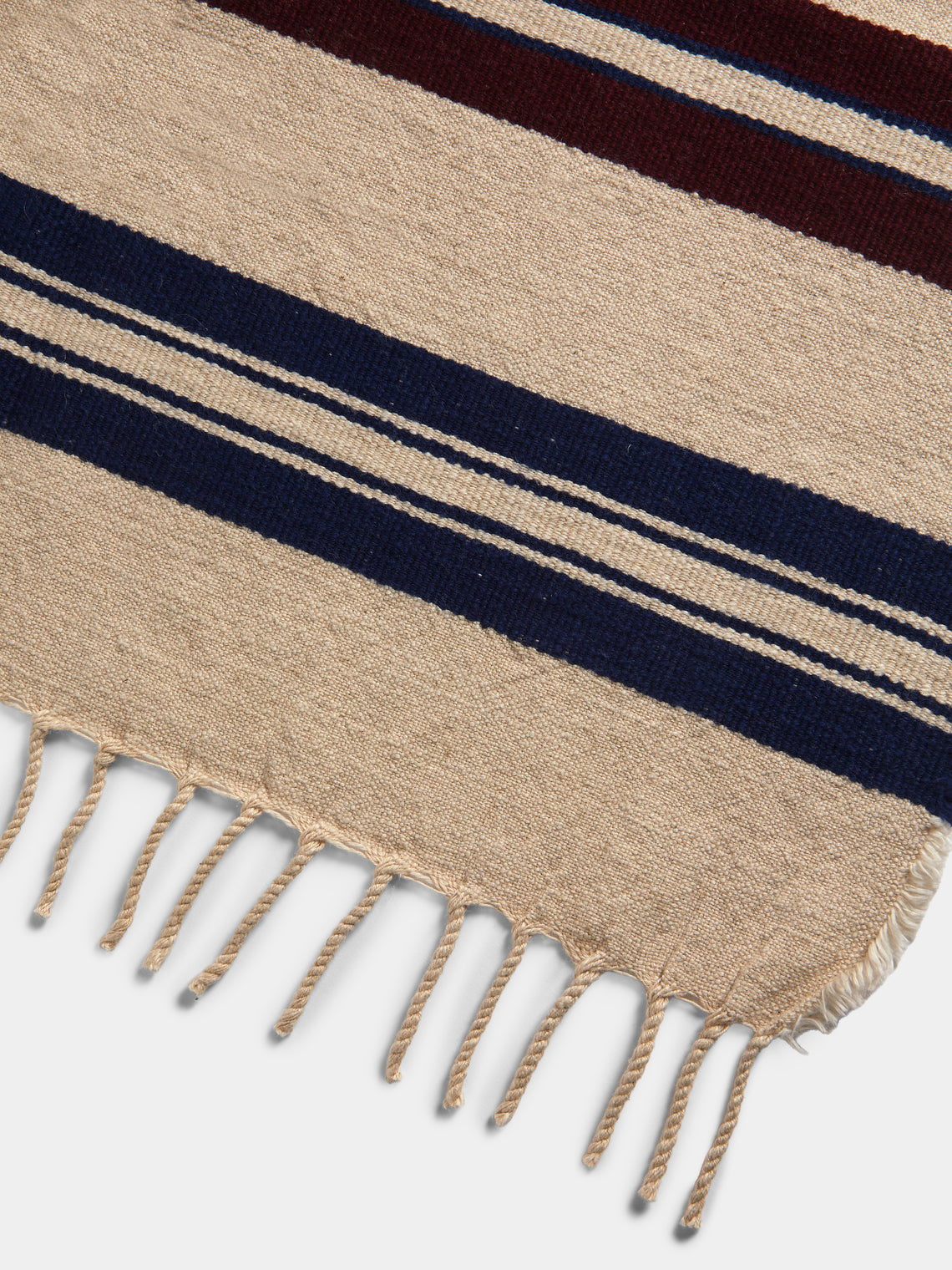 The House of Lyria - Litorale Handwoven Linen and Cotton Blanket (75in/1.9m) - Cream - ABASK
