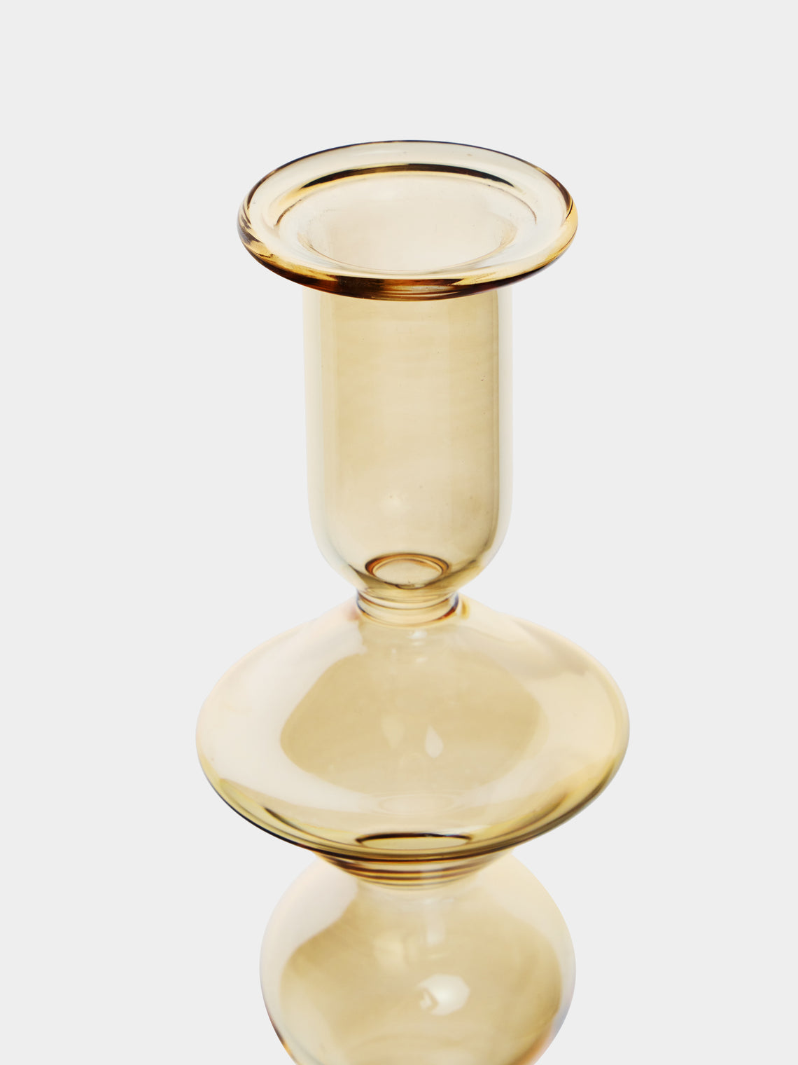 Alya Tannous - | Set of 3 | Iconica Glass Candlesticks - Gold - ABASK