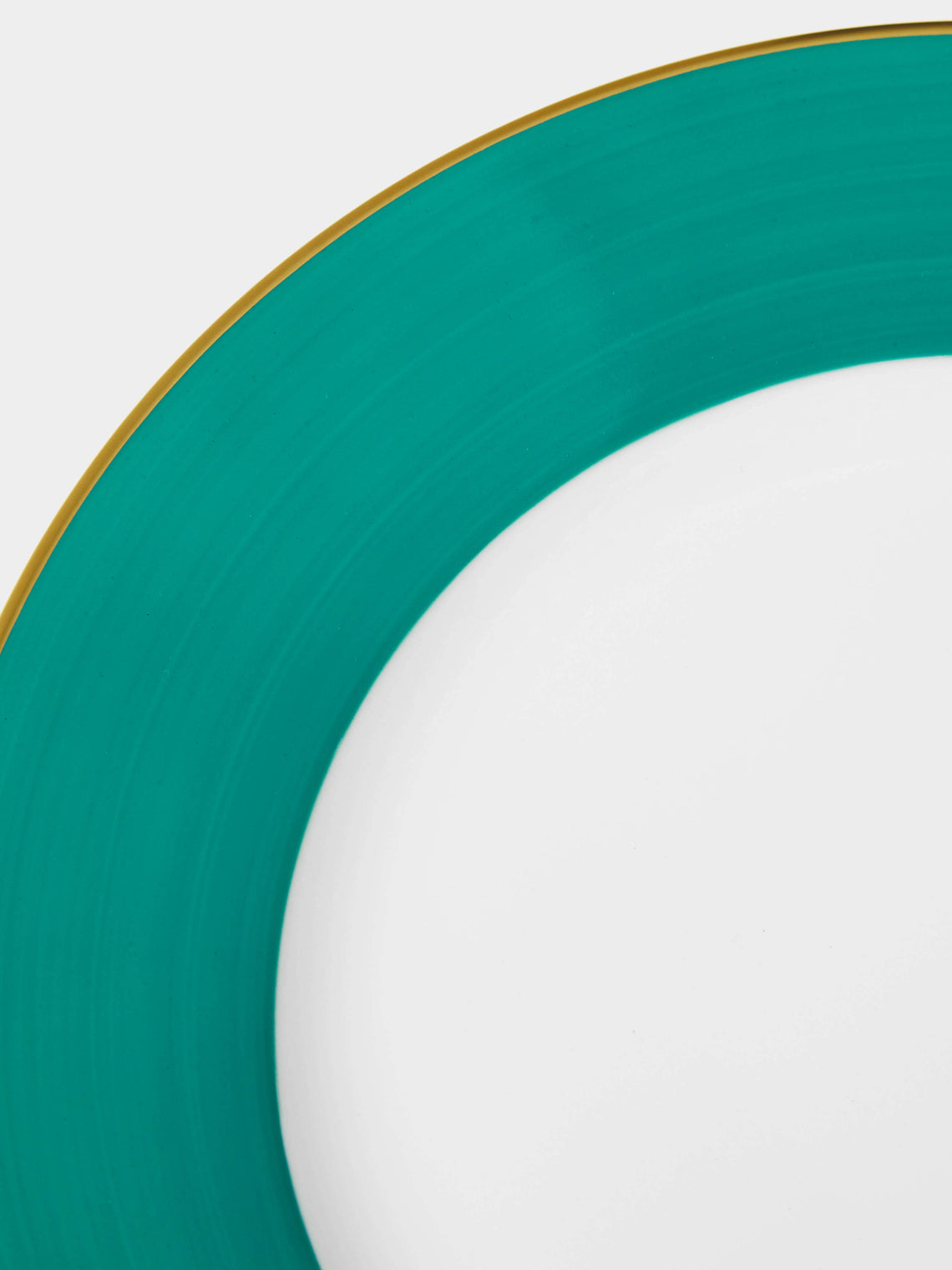 Robert Haviland & C. Parlon - Coco Hand-Painted Porcelain Salad / Dessert Plates – 7.5in/19cm (Set of 2) - Green - ABASK