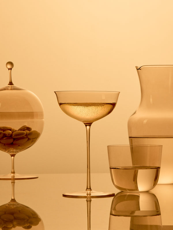 Lobmeyr - Patrician Hand-Blown Crystal Champagne Coupe - Gold - ABASK