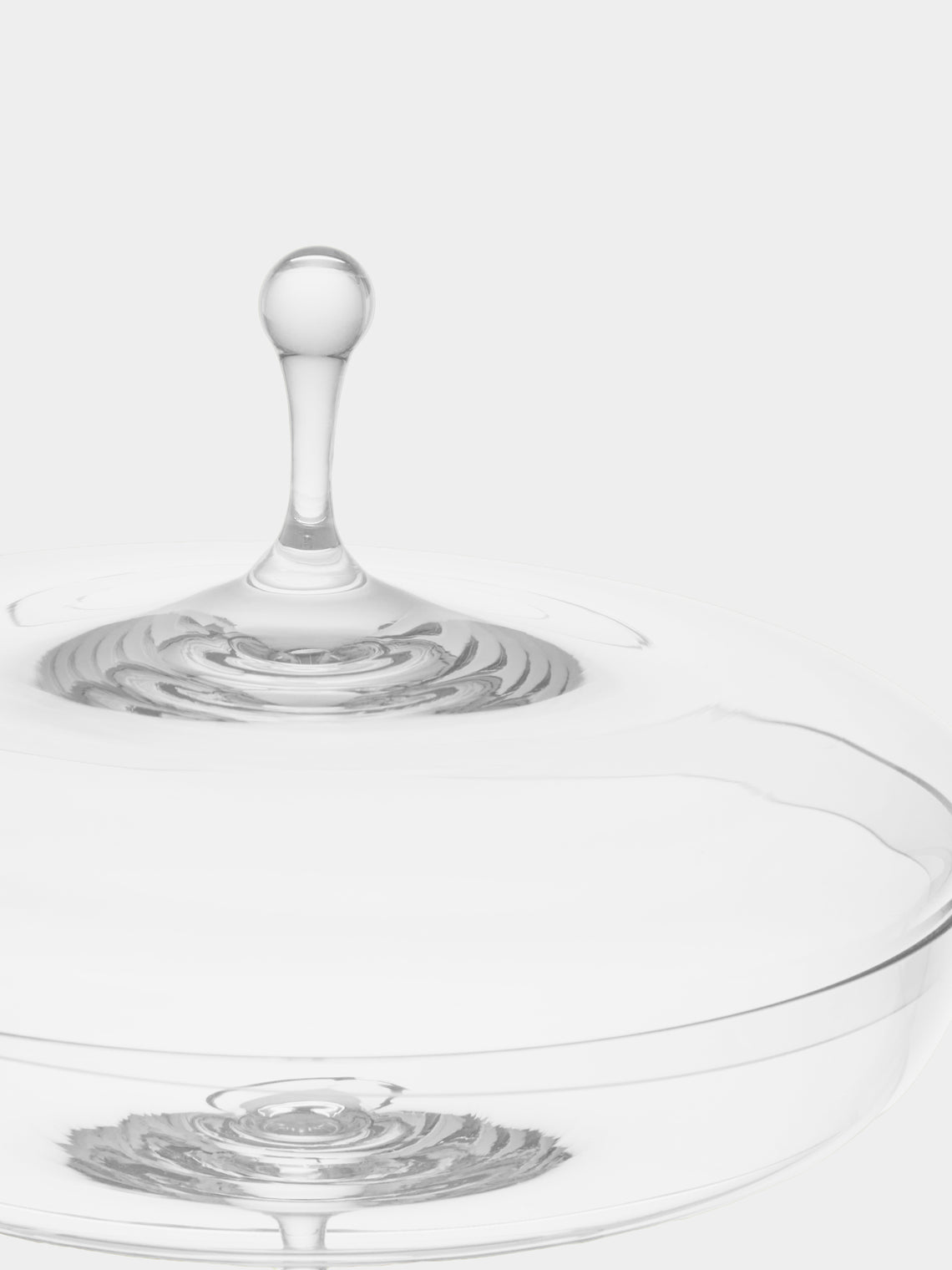 Lobmeyr - Hand-Blown Crystal Flat Candy Dish - Clear - ABASK