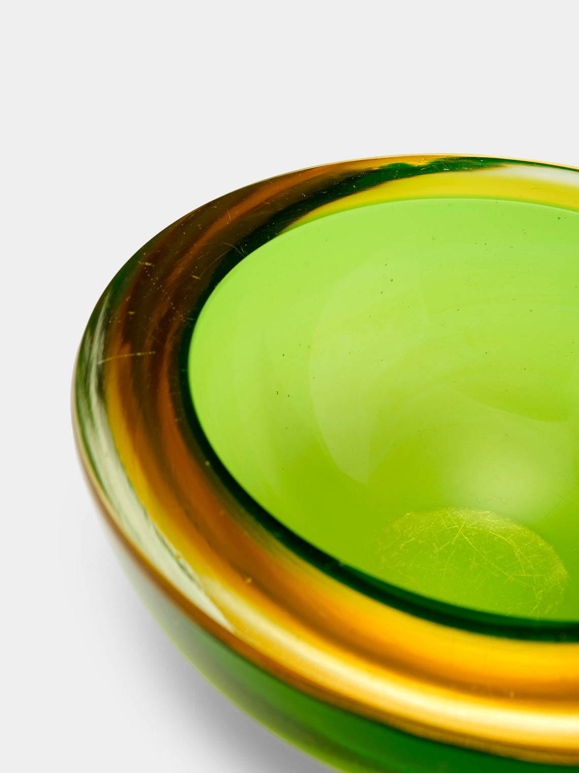 Antique and Vintage - Mid-Century Flavio Poli Murano Glass Ashtray -  - ABASK