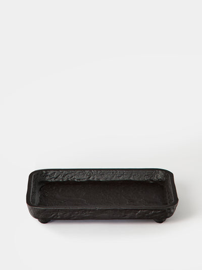 Giobagnara - Riace Imperfect Bronze Valet Tray (8in/21cm) - Black - ABASK - 