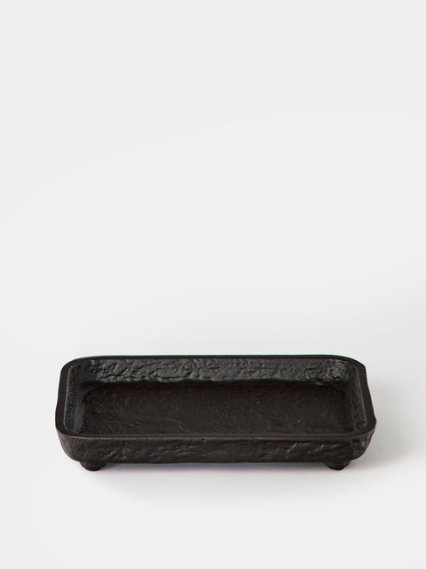 Giobagnara - Riace Imperfect Bronze Valet Tray (8in/21cm) - Black - ABASK - 