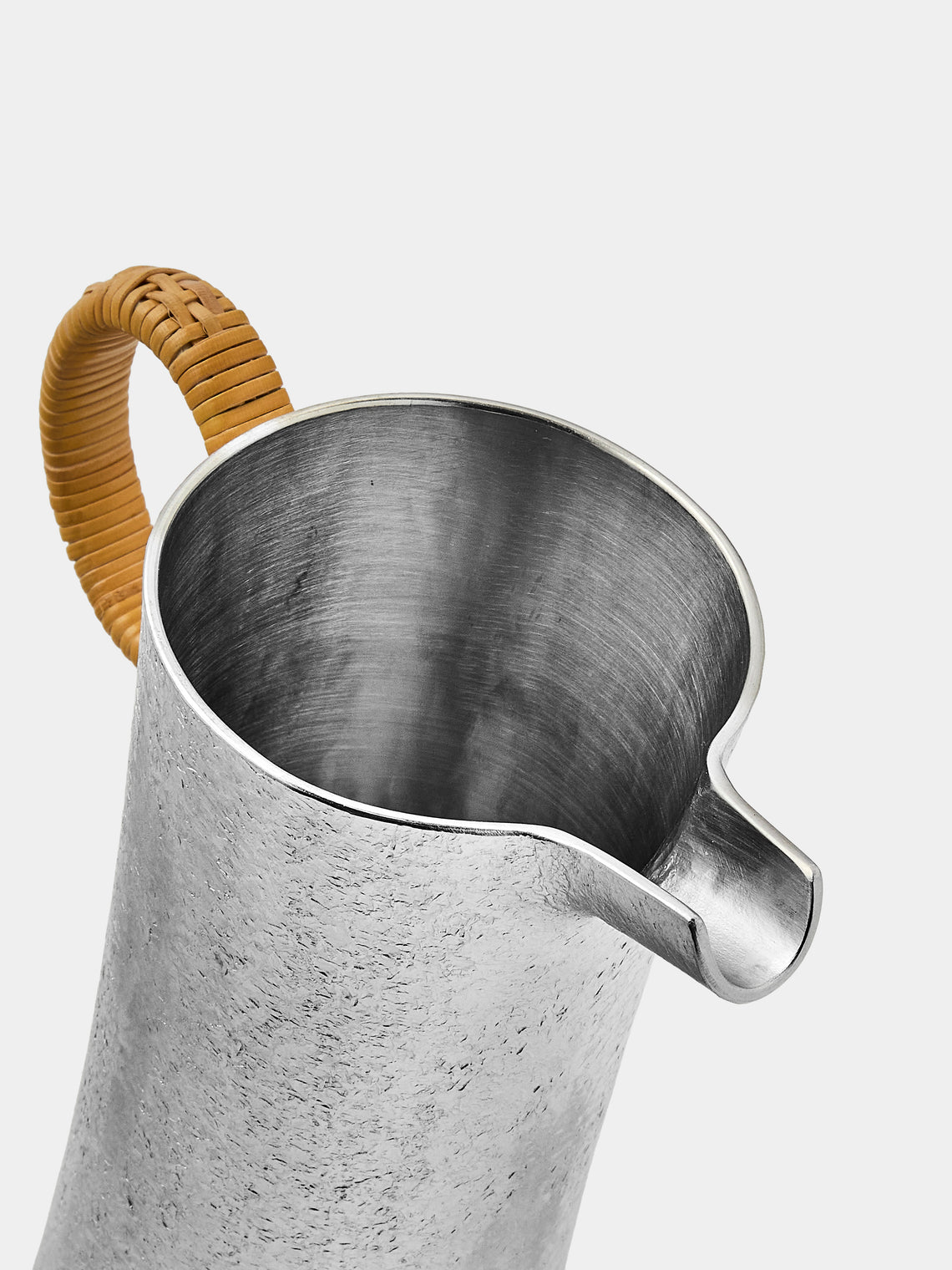 Seikado - Chirori Textured Pewter Sake Warmer (12oz/360ml) - Silver - ABASK