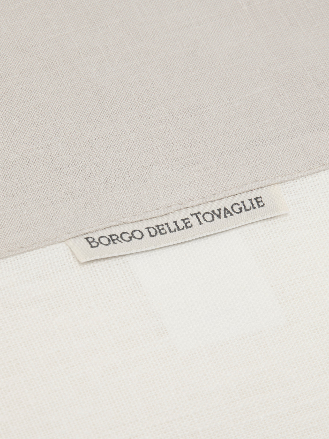 Borgo delle Tovaglie - Bauhaus Linen Large Rectangular Tablecloth - Natural - ABASK