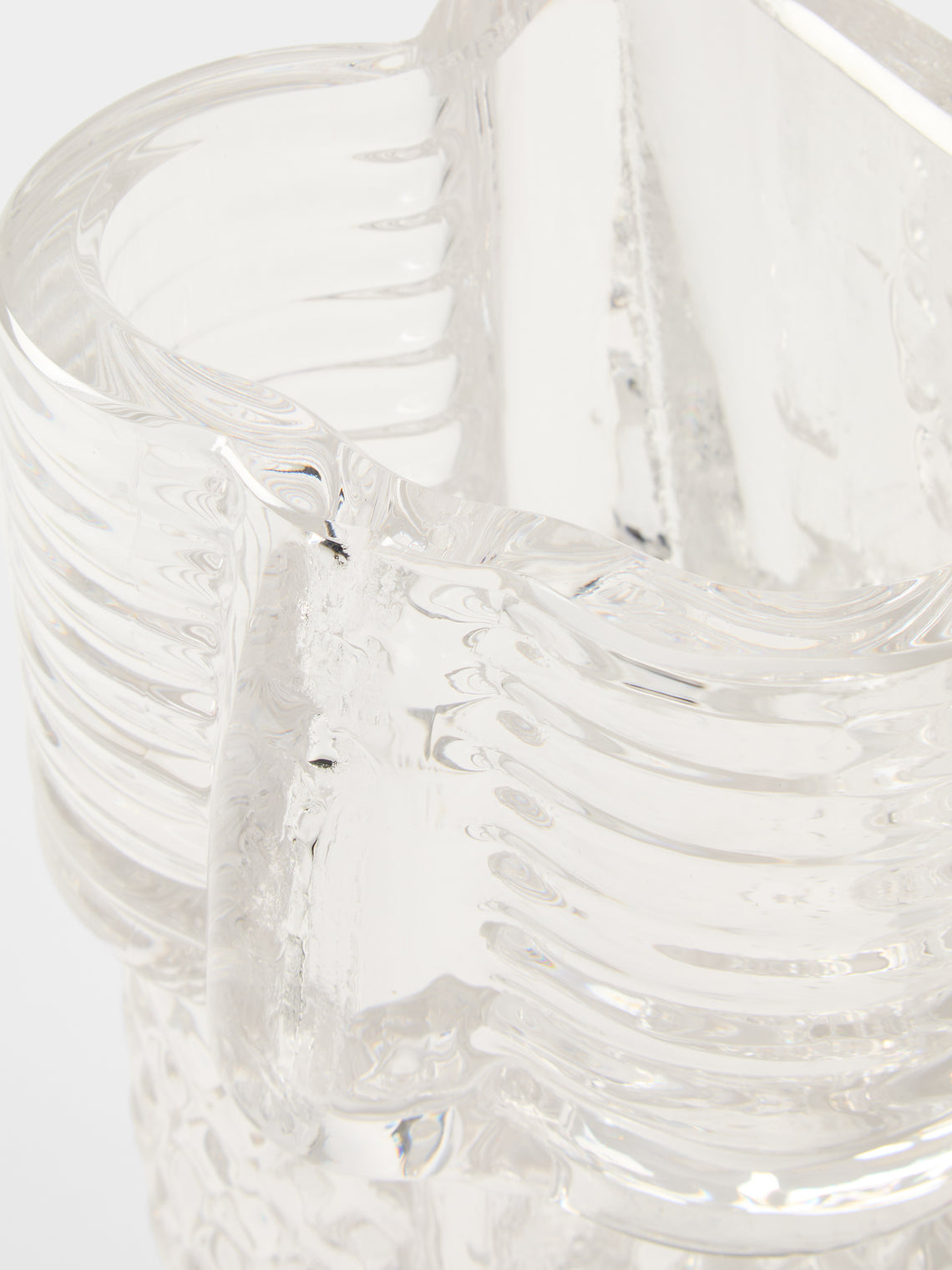 Hana Hillerová - Remix Hand-Blown Glass Vessel (9in/23cm) - Clear - ABASK