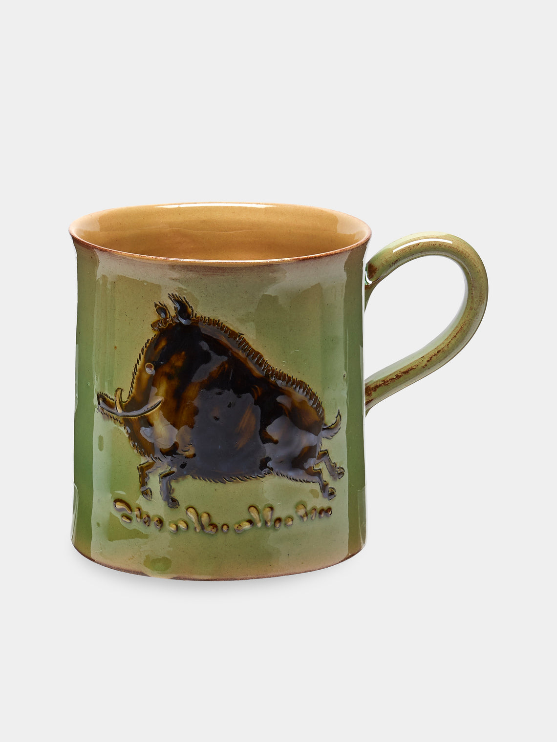 Poterie d’Évires - Animals Hand-Painted Ceramic Mugs (Set of 6) - Multiple - ABASK