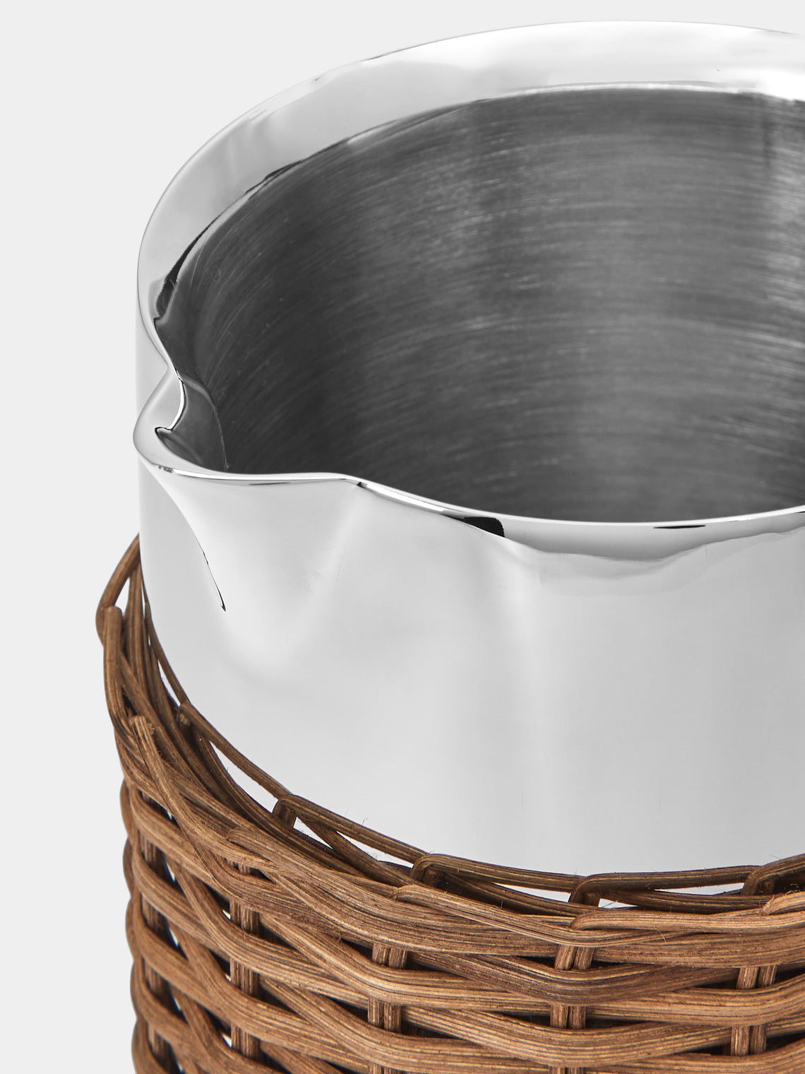 Pigment France - Nantes Rattan Pitcher - Brown - ABASK