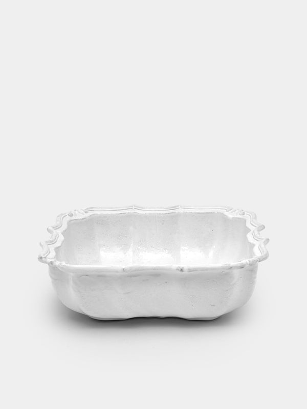 Astier de Villatte - Hand-Glazed Ceramic Large Salad Bowl - White - ABASK - 