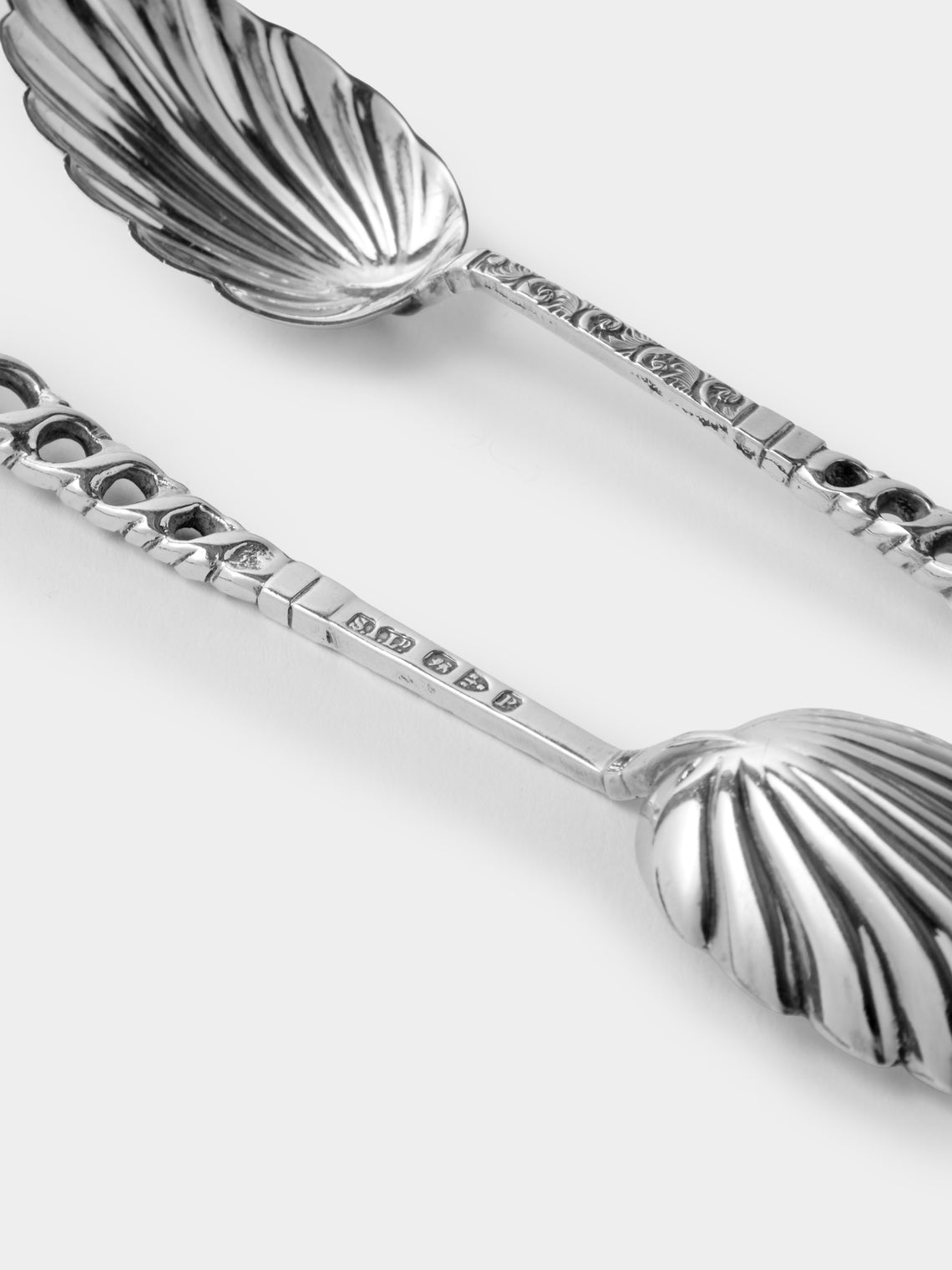 Antique and Vintage - 1898 British Chester Sterling Silver Teaspoons (Set of 6) - Silver - ABASK