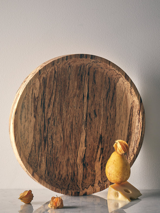 Bird & Branch - Fairlight Spalted Beech Wood Extra Large Platter - Natural - ABASK