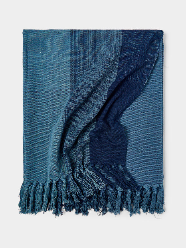 Hollie Ward - Ordahl Indigo-Dyed Cotton Blanket -  - ABASK - 