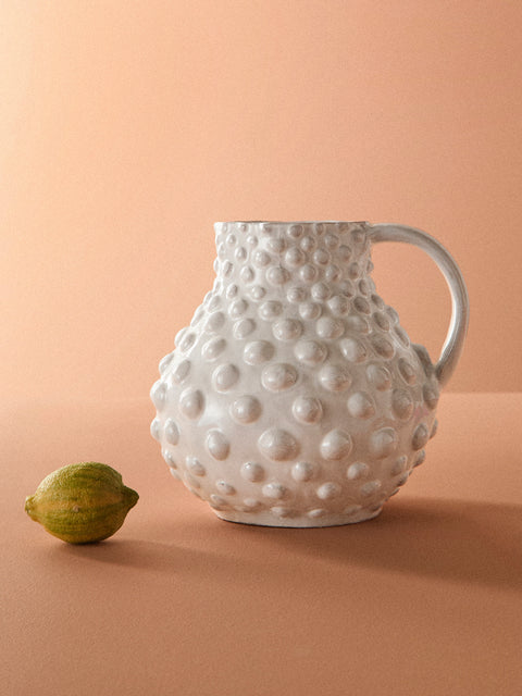 Astier de Villatte - Hand-Glazed Ceramic Large Pitcher - White - ABASK