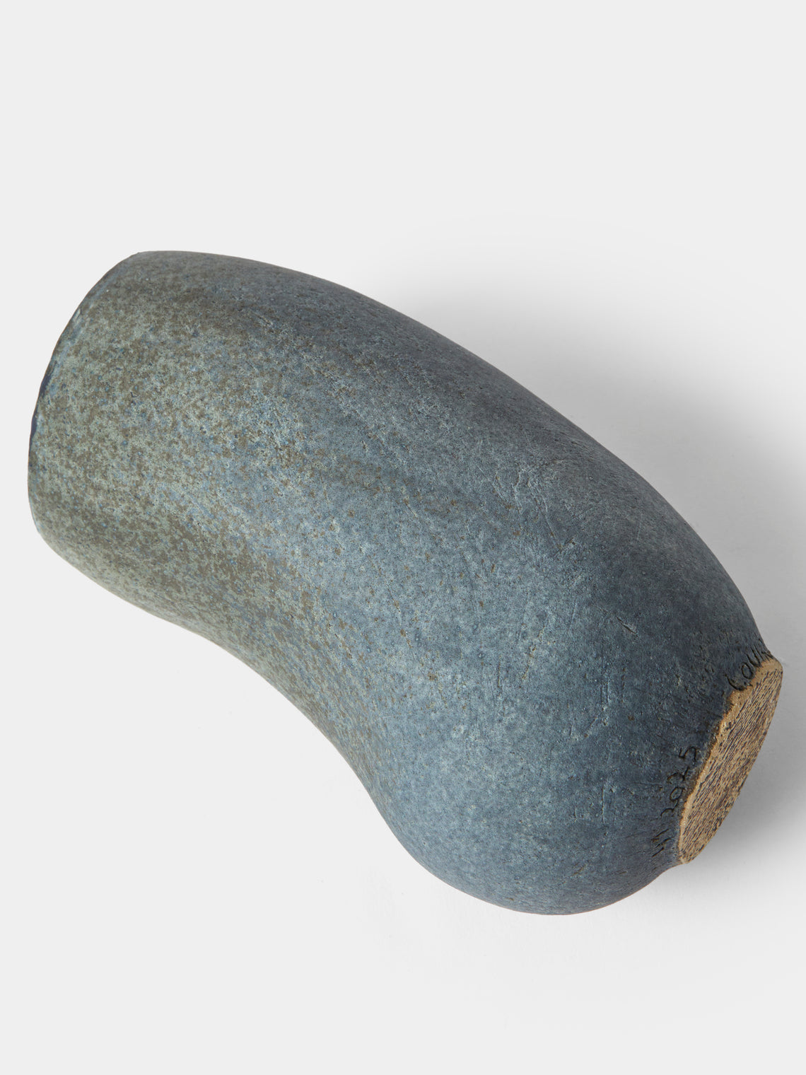 Linda Ouhbi - 41/2025 Hand-Built Stoneware Vase (10in/25cm) - Blue - ABASK