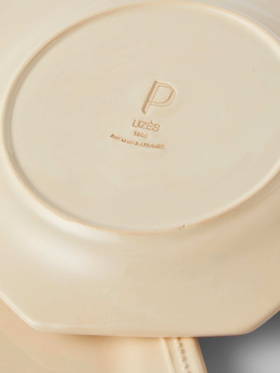 Maison Pichon Uzès - Louis XVI Hand-Glazed Ceramic Side Plates – 9in/23cm (Set of 4) - White - ABASK