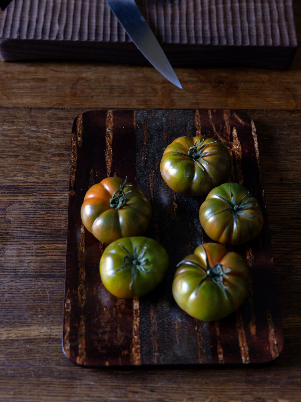 Denshiro - Cherry Bark Two-Tone Tray (12in/30cm) - Brown - ABASK