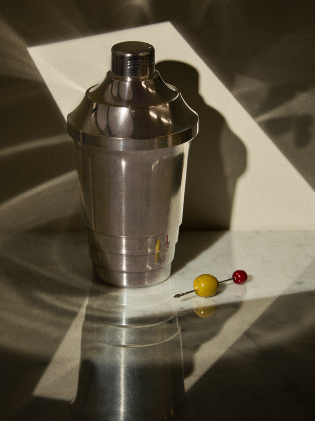 Antique and Vintage - 1930s Art Deco French Silver-Plated Cocktail Shaker -  - ABASK