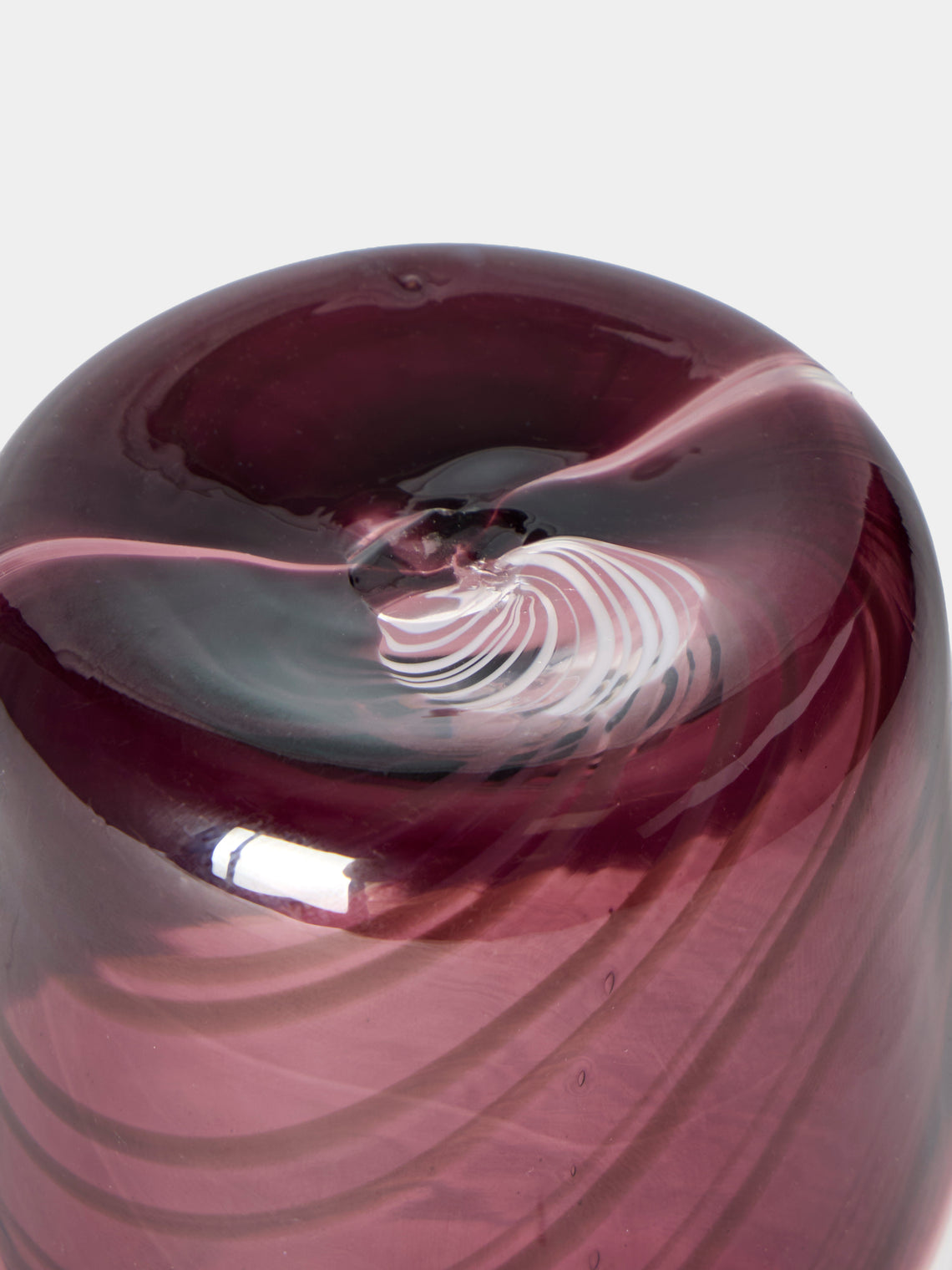 Droulers - Hand-Blown Murano Glass Tumbler - Purple - ABASK
