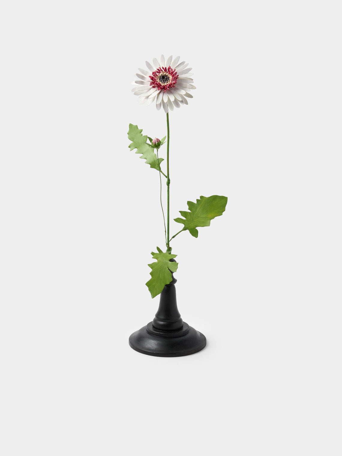 Erbavoglio Milano - Hand-Painted Copper Ornamental Flower - White - ABASK - 
