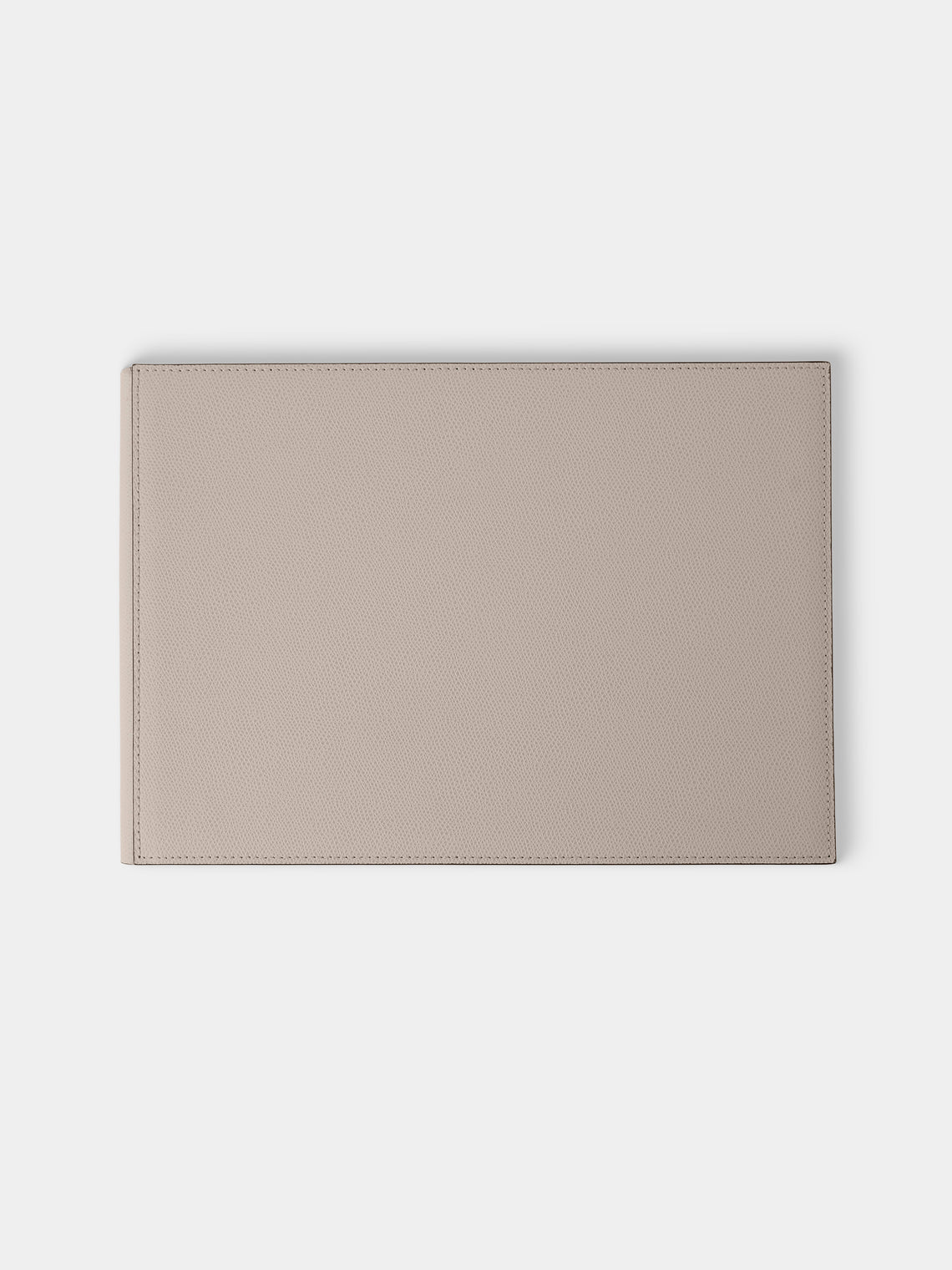 Giobagnara - Livre d'Or Leather Guest Book - Light Gray - ABASK - 