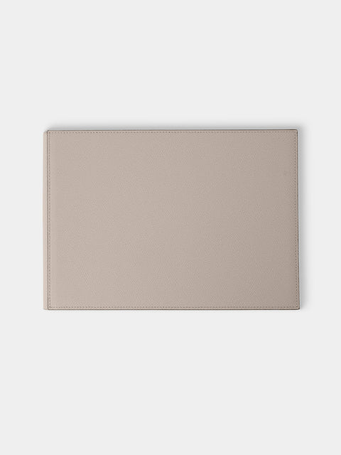 Giobagnara - Livre d'Or Leather Guest Book - Light Gray - ABASK - 