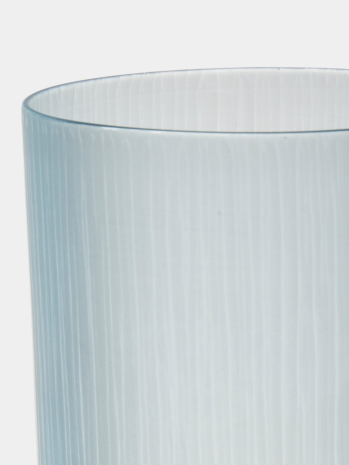 Takeyoshi Mitsui - Silence Hand-Blown Glass Highballs (Set of 2) - Blue - ABASK