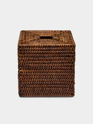 Décor Walther - Handwoven Rattan Tissue Box -  - ABASK - 