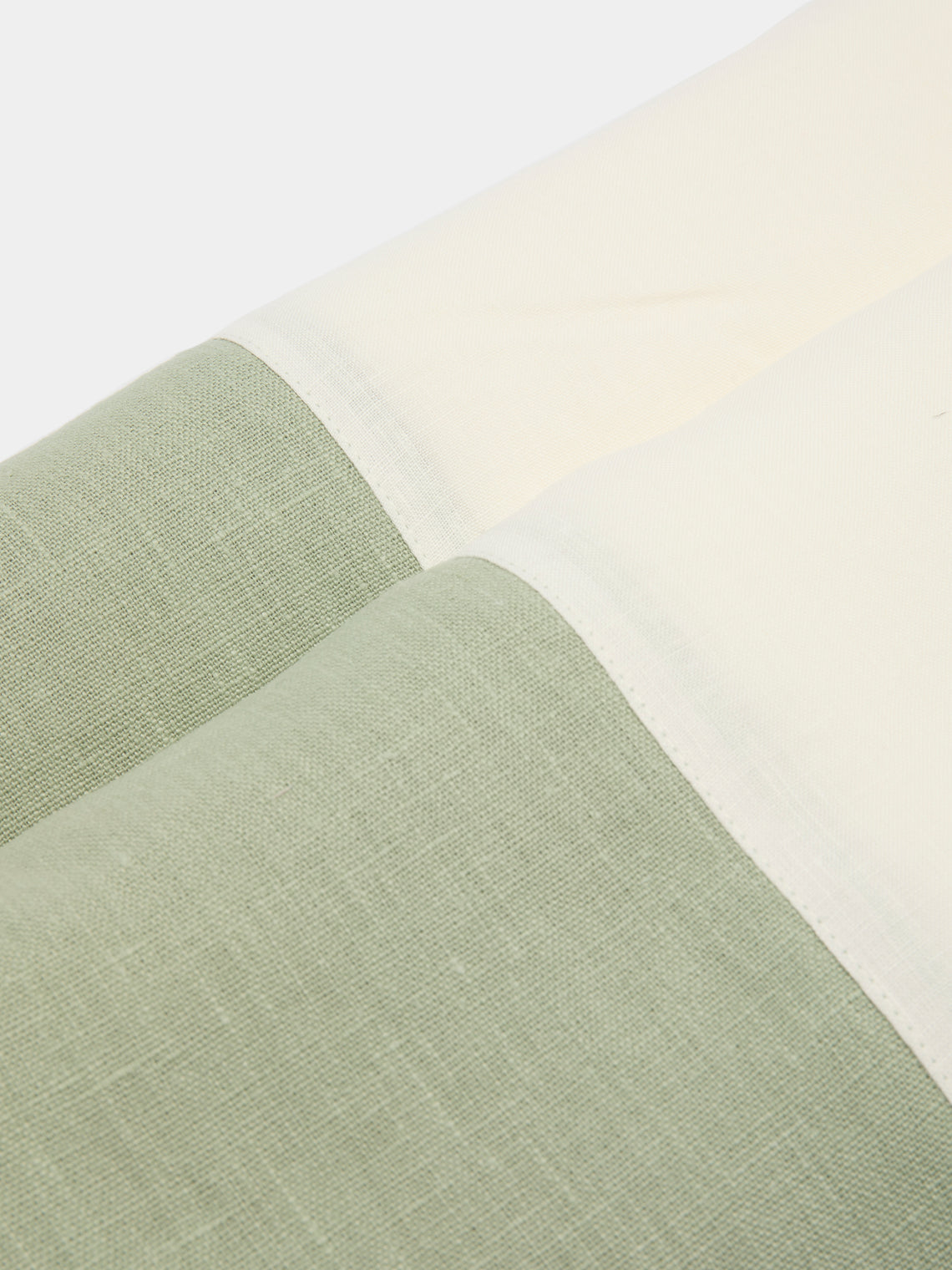 Borgo delle Tovaglie - Bauhaus Linen Rectangular Tablecloth - White - ABASK