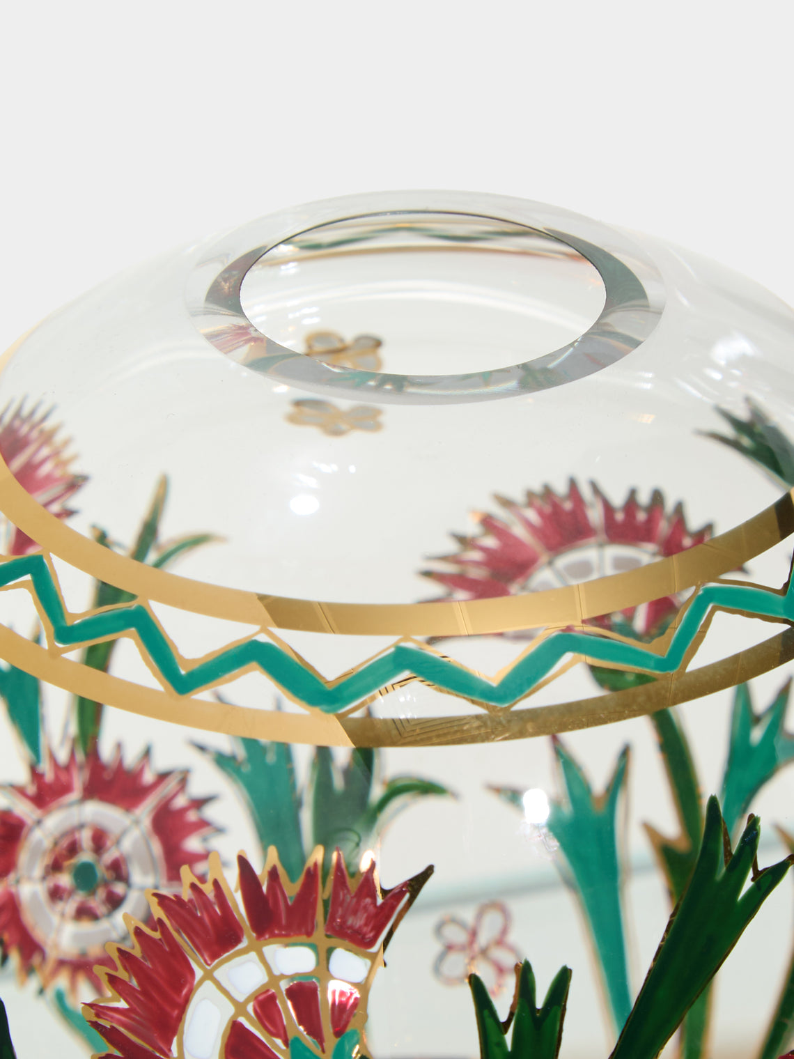 Lobmeyr - BV60 IV Persian Flowers Hand-Blown Crystal Bud Vase (4in/10cm) - Multiple - ABASK