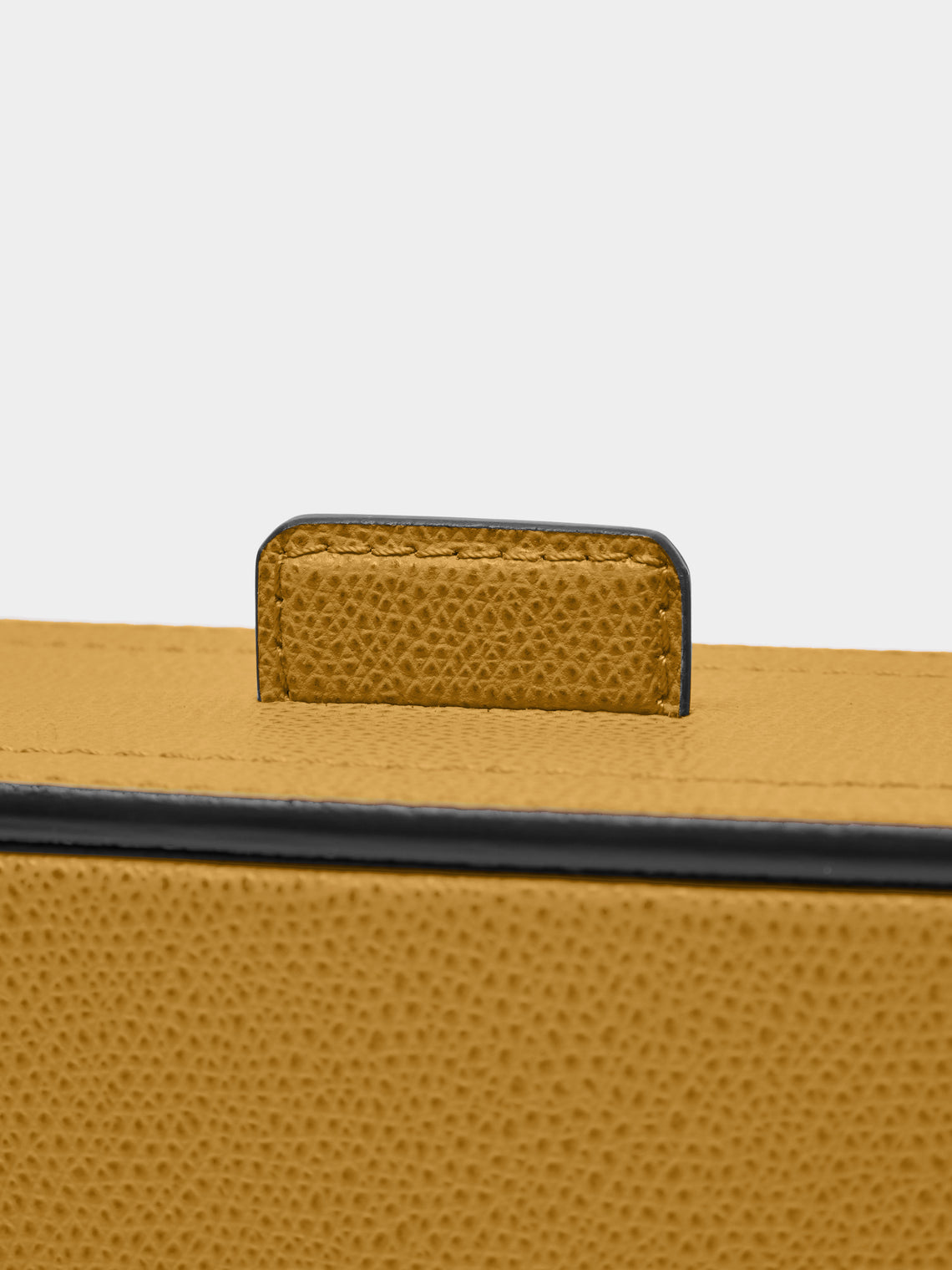 Giobagnara - Leather Makeup Pads Holder - Yellow - ABASK