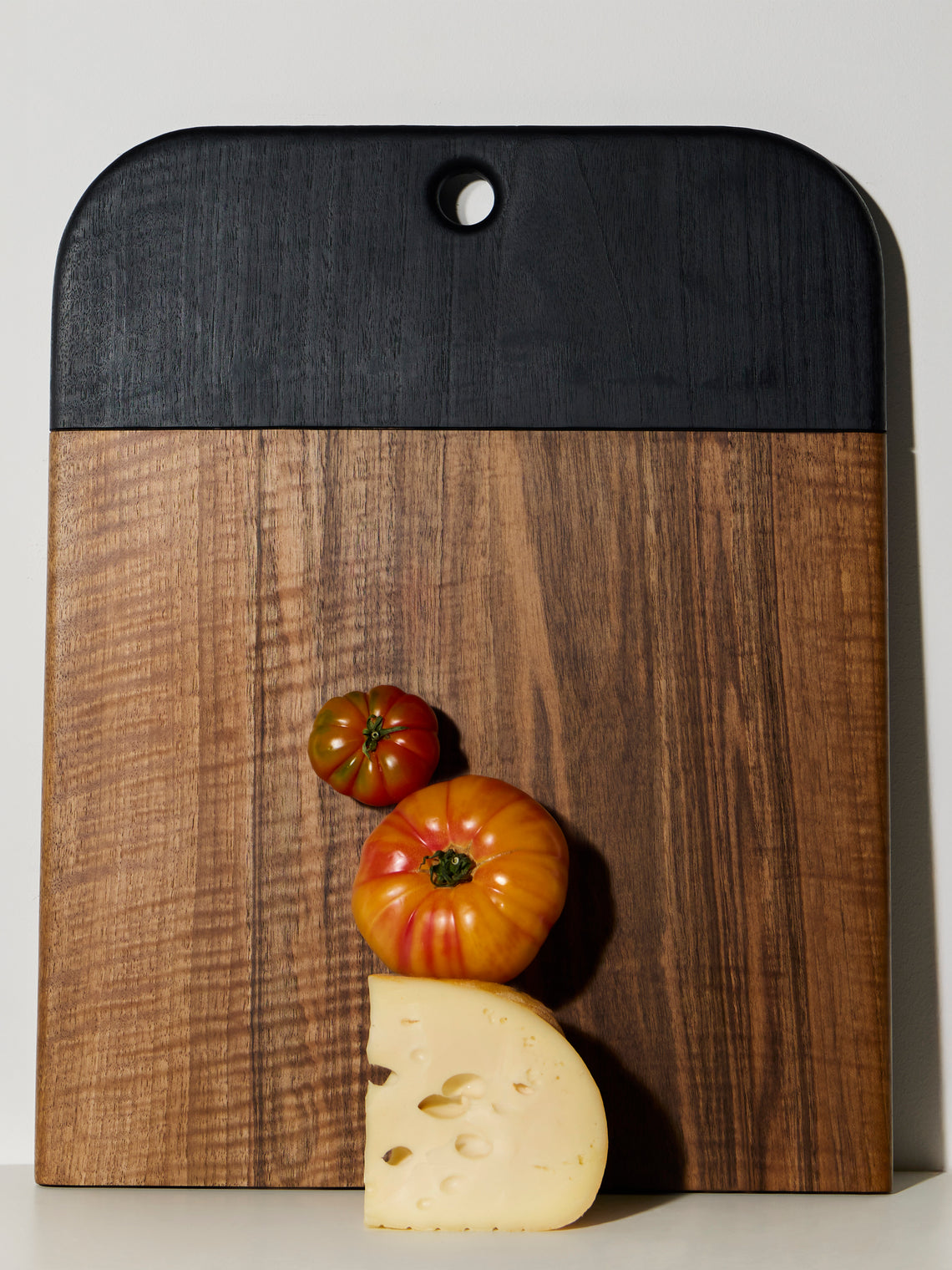 Lucas Castex - Hand-Carved Oak Serving Board - Dark Brown - ABASK