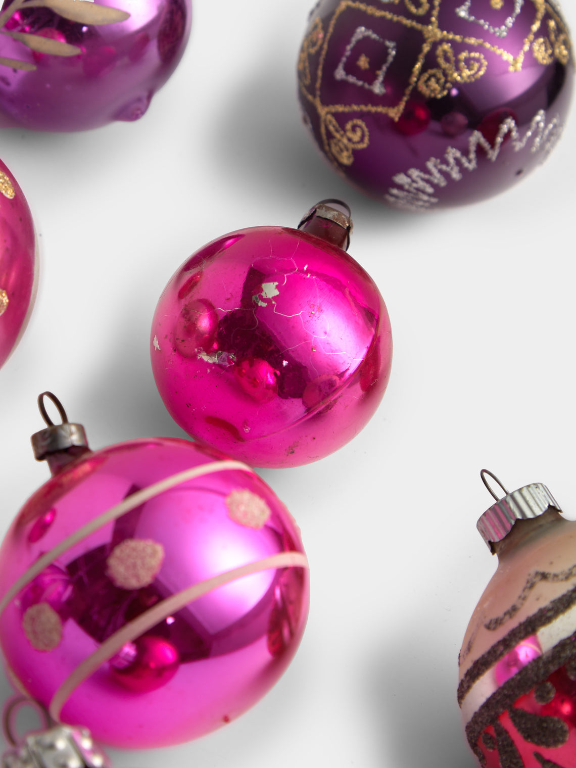 Antique and Vintage - Early 20th-Century Glass Baubles (Set of 11) -  - ABASK