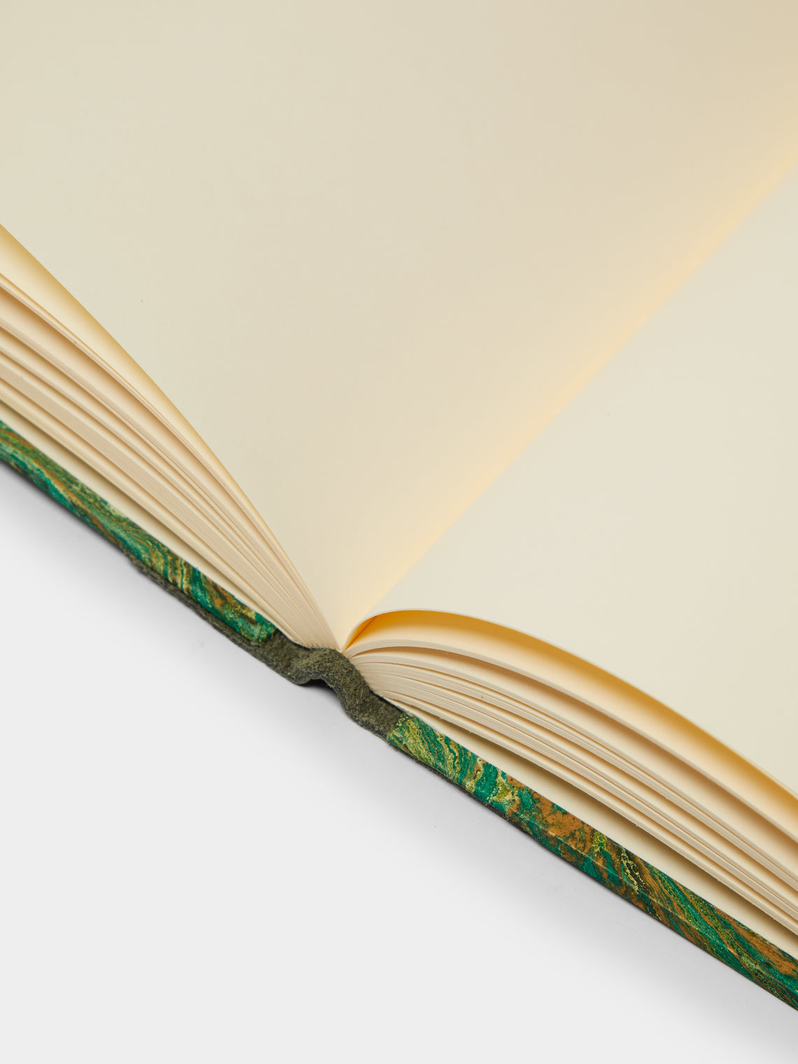 Hand-Marbled Leather Bound Notebook