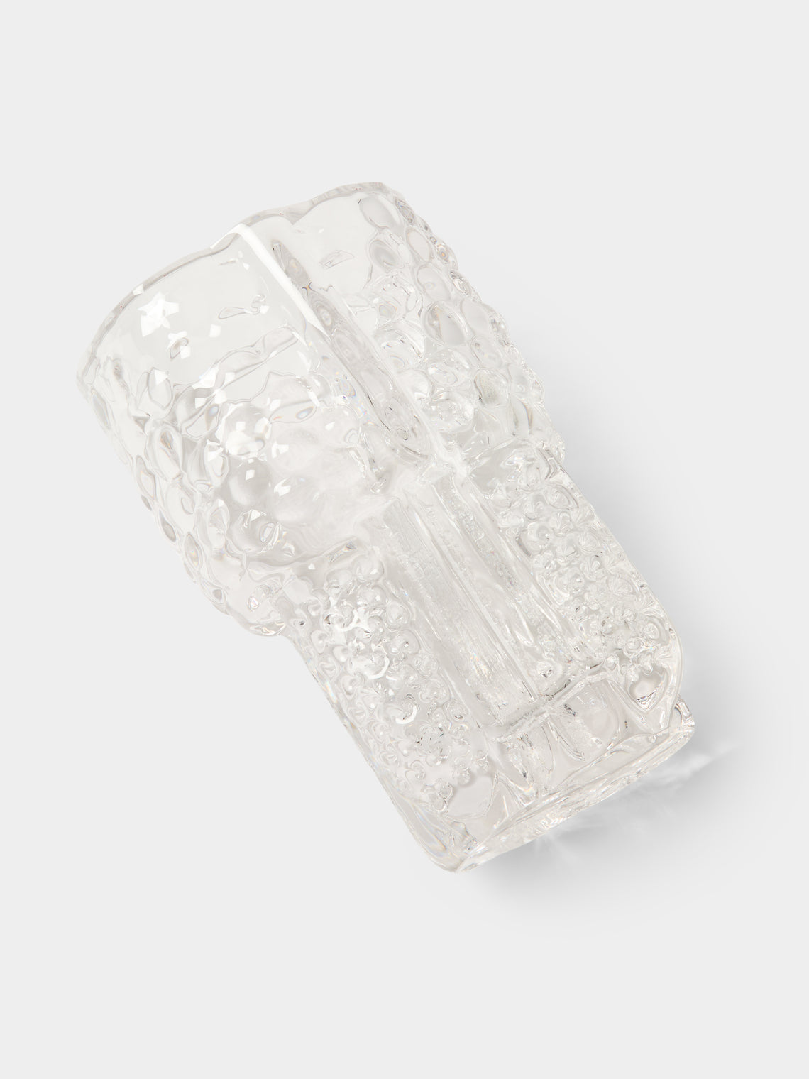 Hana Hillerová - Remix Hand-Blown Glass Vessel (9.5in/24cm) - Clear - ABASK