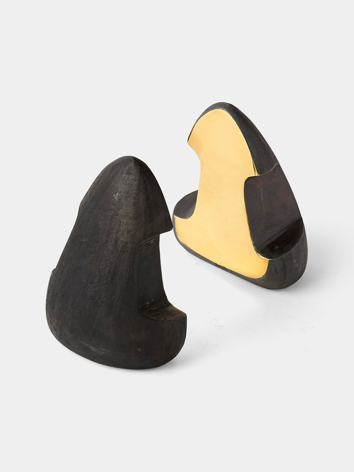 Carl Auböck - Cello Brass Bookends - Black - ABASK