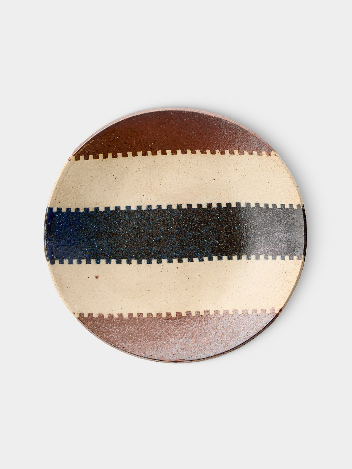 Makidani-gama - No. 2 Nerikomi Ceramic Plates – 8in/21cm (Set of 5) - Multiple - ABASK