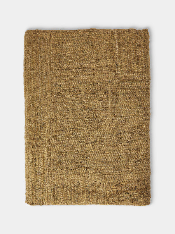 Valentina Hoyos - Hand-Dyed Patchwork Cotton Bedspread (110in/2.8m) - Brown - ABASK - 