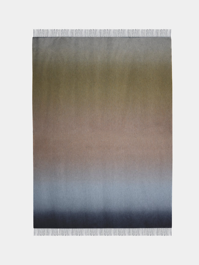 Begg x Co - Nuance Ombré Cashmere Throw (72in/1.8m) - Multiple - ABASK - 