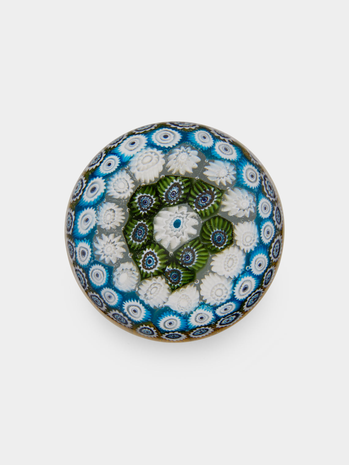 Antique and Vintage - Mid-Century Murano Millefiori Glass Paperweight -  - ABASK
