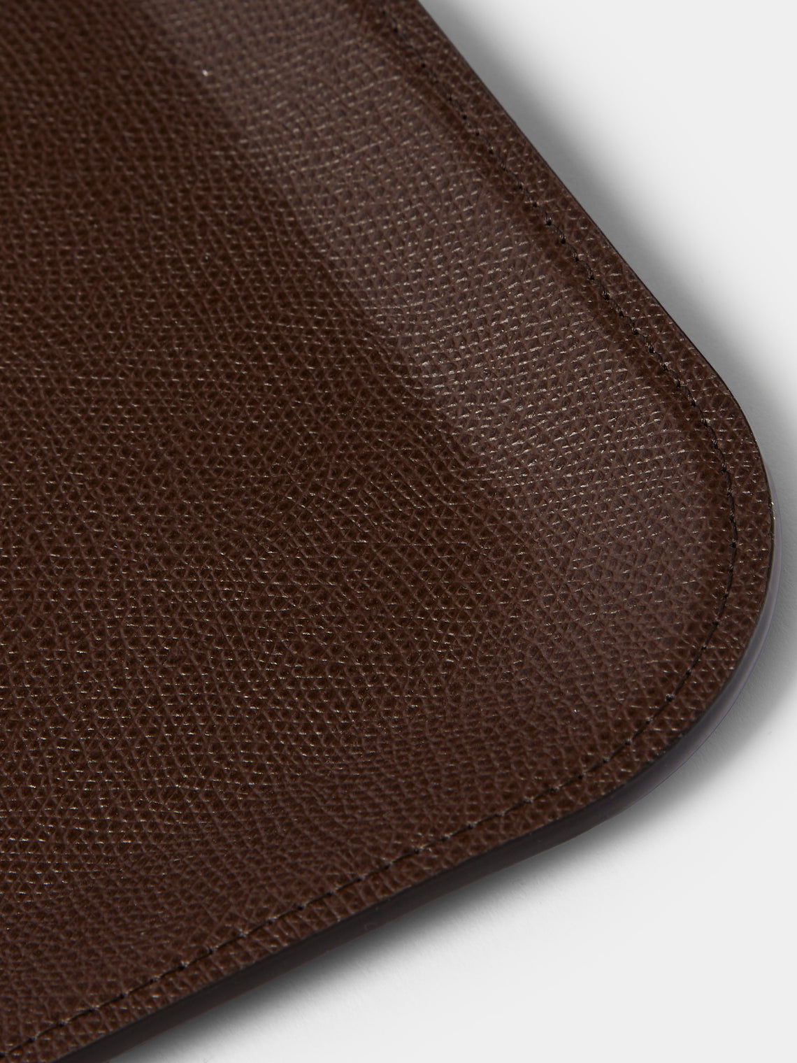Pinetti - Victor Leather Trinket Tray (10in/25cm) - Dark Brown - ABASK