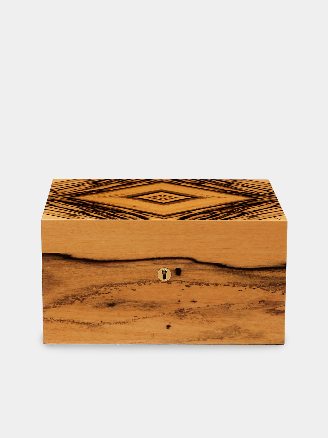 Elie Bleu - Royal Ebony Humidor Case (75 Cigars) - Dark Brown - ABASK