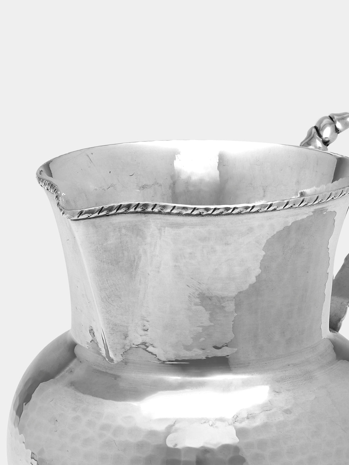 Antique and Vintage - 1950s Solid Silver Water Jug - Silver - ABASK