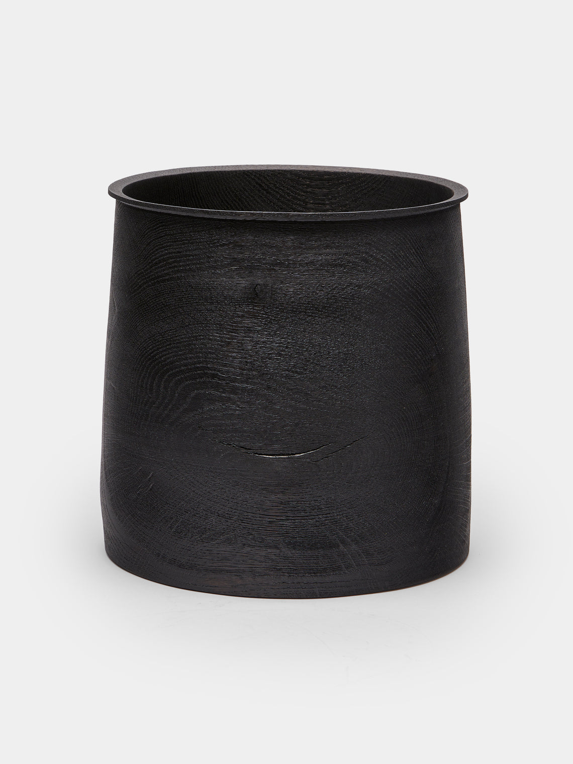 Felix Votteler - Wood Squared Vase - Black - ABASK - 