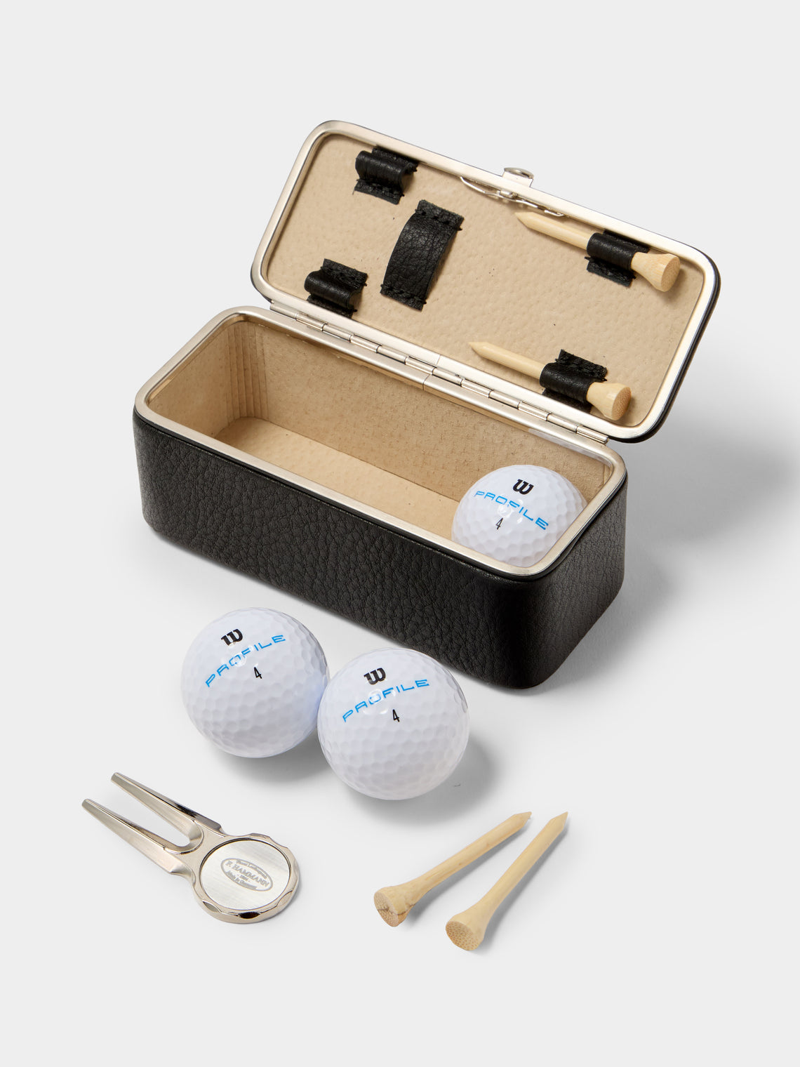 F. Hammann - Leather Golf Set - Black - ABASK