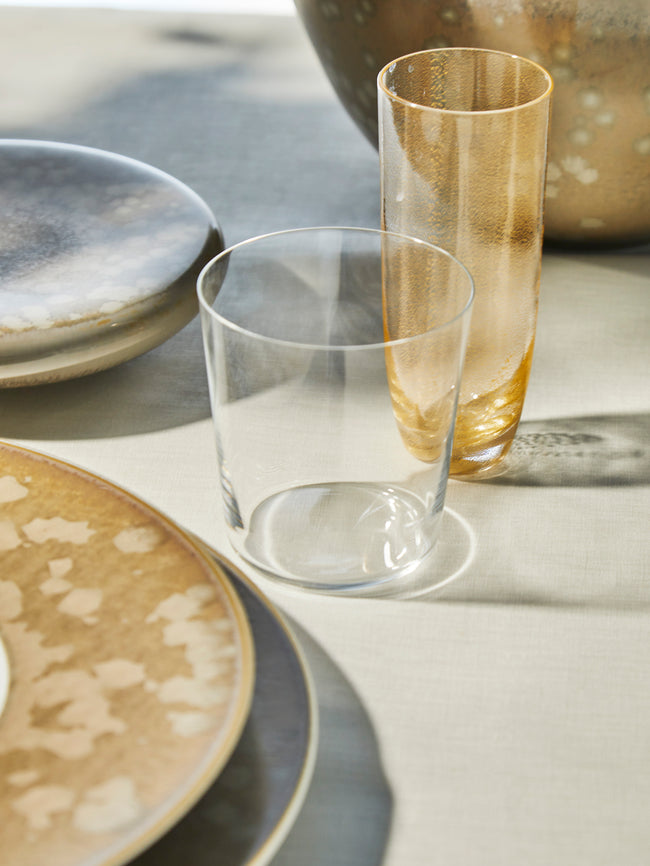 Lobmeyr - Commodore Hand-Blown Crystal Water Tumbler (Set of 2) - Clear - ABASK