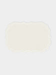 La Gallina Matta - Ninette Linen Placemats (Set of 4) - White - ABASK - 