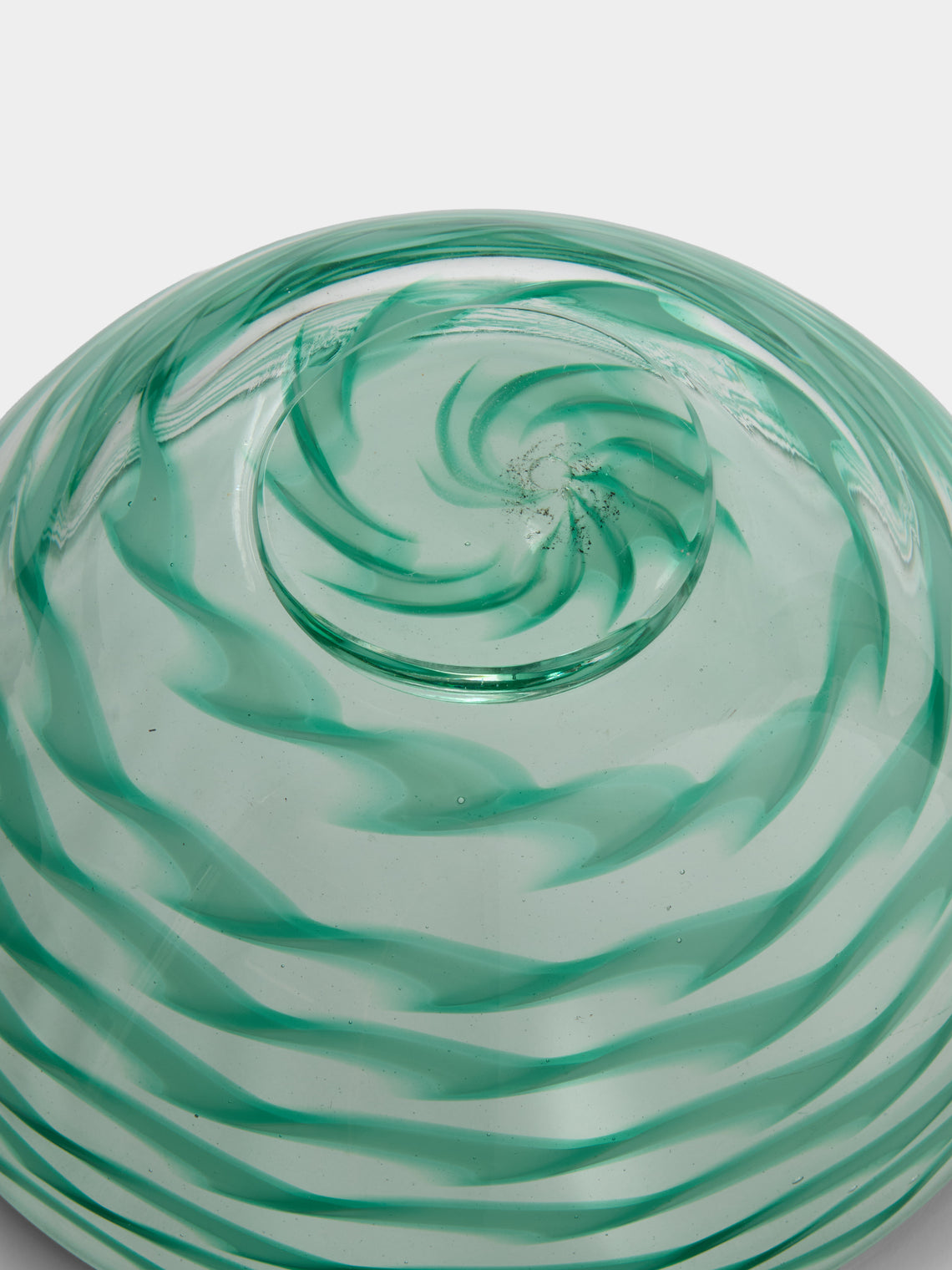 Antique and Vintage - 1930s Carlo Scarpa for Venini Bowl - Green - ABASK