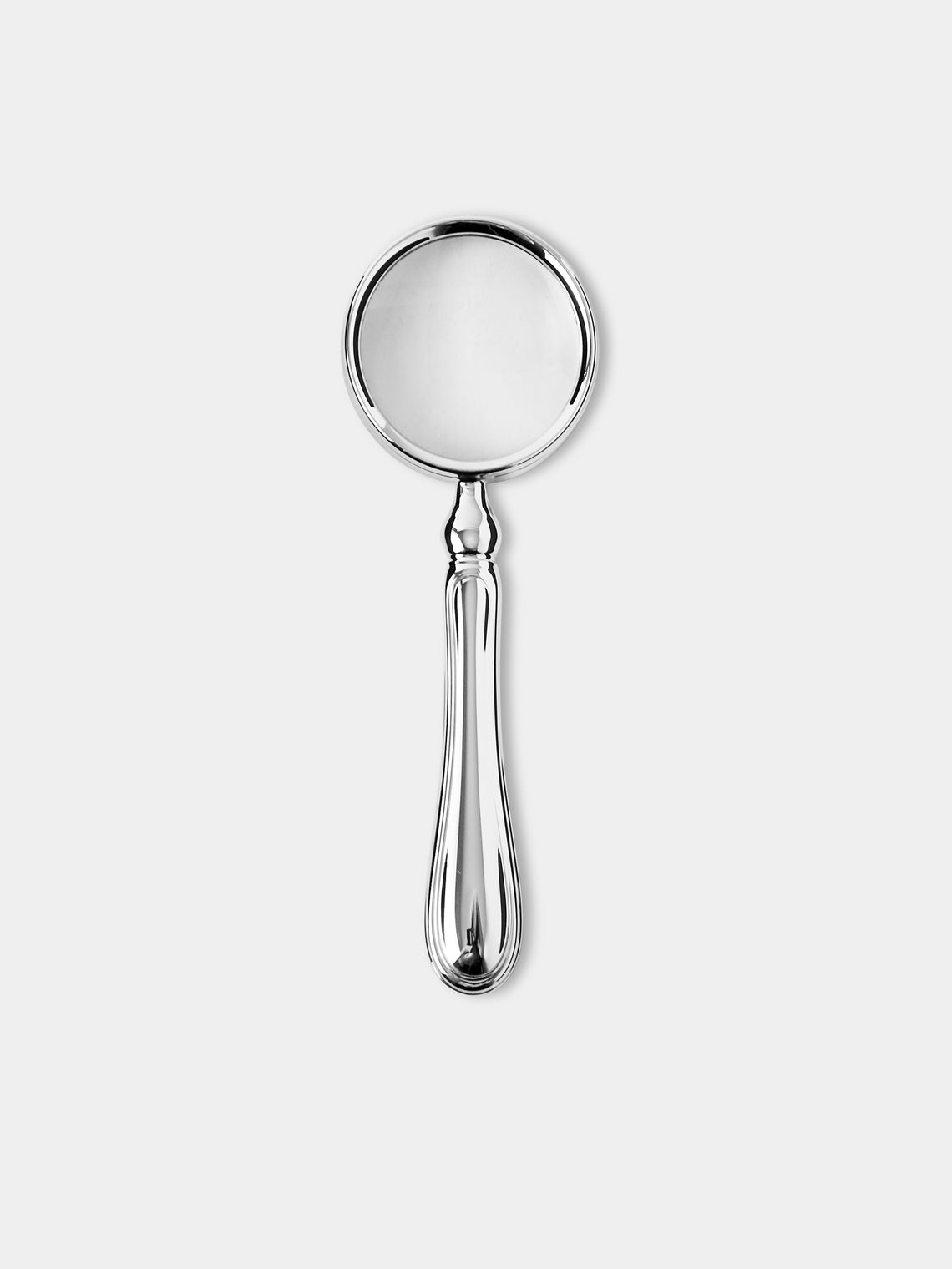 Greggio - English Silver-Plated Magnifying Glass and Letter Opener - Silver - ABASK
